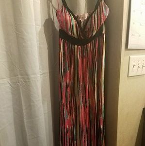 Multicolored Parisian sun dress